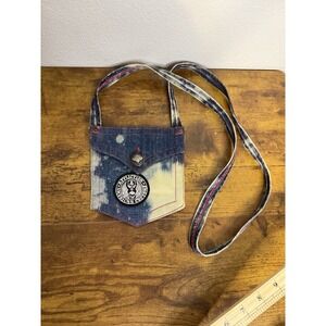 Affliction Crossbody Sling Bag Denim American Customs Cyber Y2K Grunge USA Made